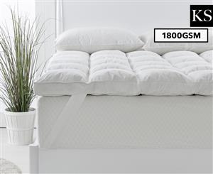 Royal Comfort Duck Feather & Down King Single Bed Mattress Topper