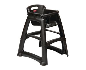 Rubbermaid Sturdy Black High Chair