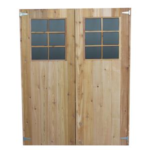 STILLA Double Door Kit Cedar Garden Shed Accessory