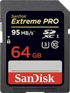 SanDisk Extreme Pro (SDSDXXY-064G-GN4IN) SDXC SDXXY 64GB V30 U3 C10 SD Card Flash Dr