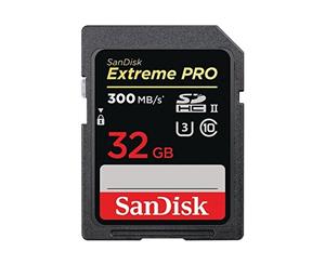 Sandisk 32GB Extreme Pro 300/260RW UHS-II/ U3 SDSDXPK-032G
