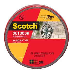Scotch 2.5cm x 11.4m Outdoor Double Sided Mounting Tape