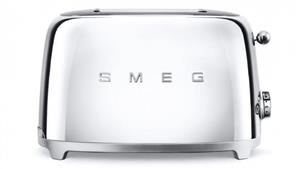 Smeg 50's Style Series 2 Slice Toaster - Chrome