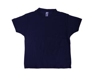 Sols Kids Unisex Imperial Heavy Cotton Short Sleeve T-Shirt (French Navy) - PC361
