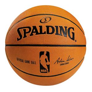 Spalding Official NBA Leather Indoor Basketball