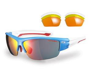 Sunwise Evenlode Blue Sports Sunglasses with 4 Interchangeable Lenses