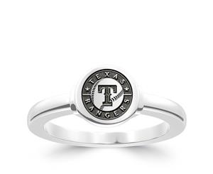 Texas Rangers Ring For Women In Sterling Silver Design by BIXLER - Sterling Silver