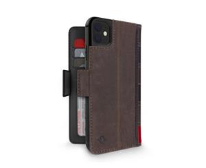 Twelve South BookBook Vol.2 Leather Folio Wallet Case For iPhone 11 Pro - Brown