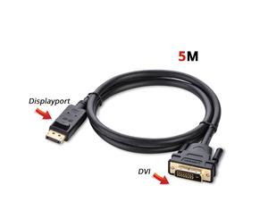 UGREEN DP male to DVI male 5M cable