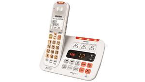 Uniden SSE45 Sight & Sound Enhanced Cordless Phone - White