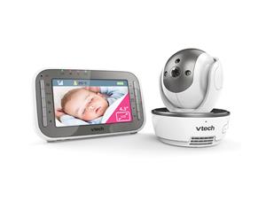 VTECH BM4500 Baby Monitor Digital Night Vision Temperature Lullabies Pan & Tilt