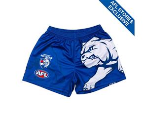 Western Bulldogs Youth Logo Footy Shorts