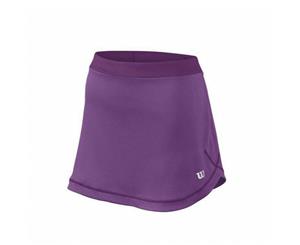 Wilson Women's Mesh 12.5" nanoWIK Tennis Skirt - Plumberry