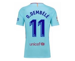 2017-2018 Barcelona Away Shirt (O Dembele 11)