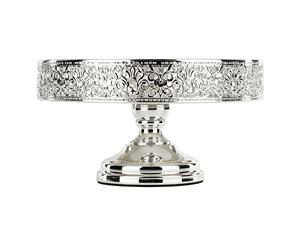 30 cm (12-inch) Metal Cake Stand | Silver Plated | Le Gala Collection