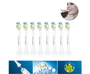 8PC Philips HX6068/67 Sonicare Optimal Replacement Heads for Electric Toothbrush