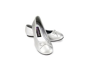 Adult Star Silver Ballet Flats Shoes