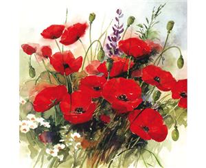 Ambiente 3 Ply Paper Napkins Wild Poppies