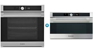 Ariston 600mm Built-In Catalytic Oven & Microwave Cooking Package