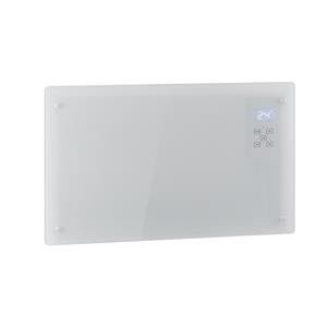 Arlec 2200W White Grid Connect Smart Glass Panel Heater With Grid Connect