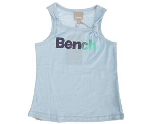 Bench Childrens Girls Fairylike Sleeveless Summer Vest Top (Blue) - SHIRT291