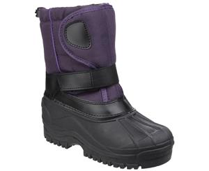 Cotswold Childrens/Kids Avalanche Snow Boots (Purple) - FS5363