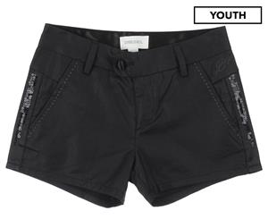 Diesel Girls' Denim Shorts - Black