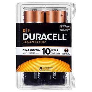 Duracell D8 Batteries - 8 Pack