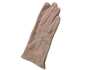 Eastern Counties Leather Womens/Ladies Sian Suede Gloves (Taupe) - EL273