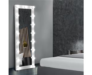 Embellir Full Length Mirror Floor Standing Makeup Wall Light Bulbs 1.5M Mirror