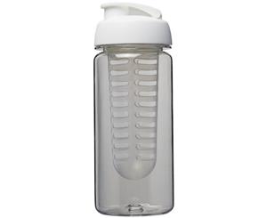 H2o Octave Tritan 600Ml Flip Lid Bottle And Infuser (Transparent/White) - PF2856