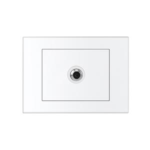 HPM VIVO 1 Gang TV Coaxial Outlet Only - White