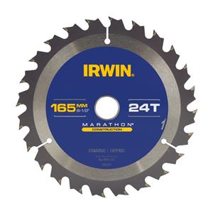 Irwin Marathon 165mm 24T Circular Saw Blade