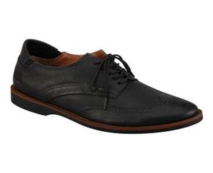 Kildare Shoes Mens Jude Comfort Dress Shoes in Black Leather