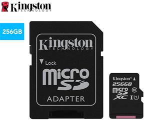 Kingston 256GB Class 10 Canvas Select Micro SD Card w/ Adapter