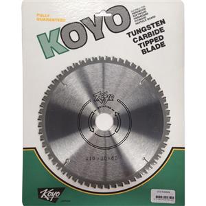 Koyo 216mm 60T Neg 30mm Bore Circular Saw Blade For Timber Cutting