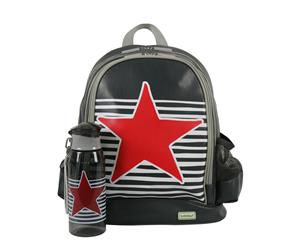 Large Backpack and Drink Bottle Pack Star and Stripe
