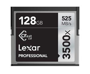 Lexar Professional 3500x 128GB CFast 2.0 CF Compact Flash Card - Upto 525MB/s LC128CRBAP3500