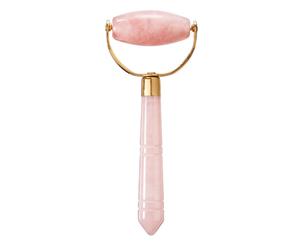 Medium Rose Quartz Roller -Natural Chemical Free Crystal in a Signature Silk Lined Box
