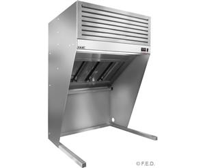 Modular Systems Bench Top Filtered Hood With Triple Filter 1200mmW - Silver