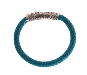 Nialaya Blue Stingray 925 Vintage Bracelet