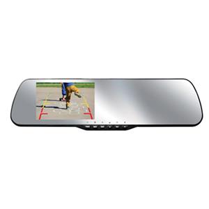 Parkmate MCPK-43DVR Rear View Mirror Monitor with Built-In Dash Cam & Reverse Camera Pack