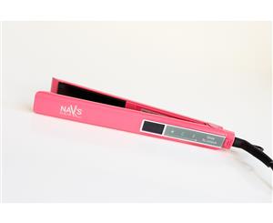 Pink Nav's Hair Titanium + Smart Technology Styling Iron-New Arrival