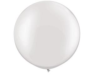 Qualatex 5 Inch Plain Latex Party Balloons (Pack Of 100) (48 Colours) (Pearl White) - SG4570