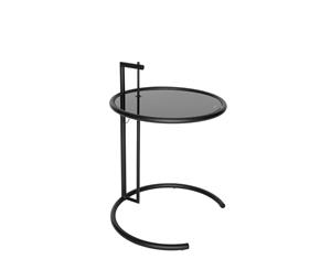 Replica Eileen Gray Adjustable Cigarette Table | Matte Black
