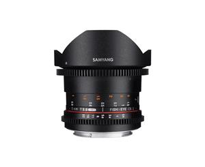 Samyang 8mm T3.8 VDSLR UMC Fish-Eye CS II Lens for Canon EF Mount - Black
