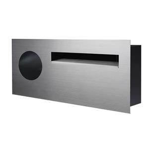 Sandleford Stainless Steel Lombard Fence Mounted Letterbox