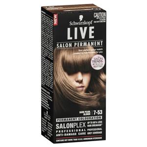 Schwarzkopf Live Salon Permanent 7-53 Dark Pearl Blonde