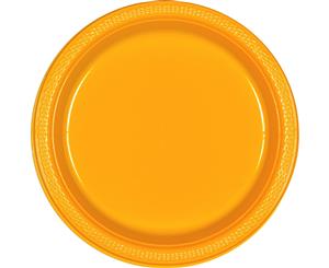 Snack Plates Yellow Sunshine 20pk