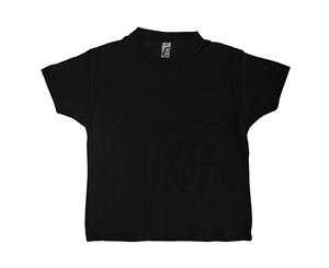 Sols Kids Unisex Imperial Heavy Cotton Short Sleeve T-Shirt (Deep Black) - PC361